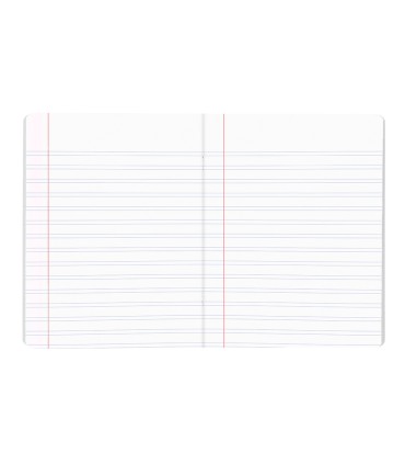 Libreta liderpapel scriptus a5 plus 48 hojas 90g m2 pauta 4ª35 mm con margen